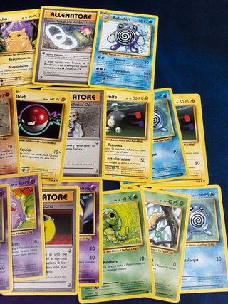 Lotto Carte Pokemon Vintage Evoluzioni