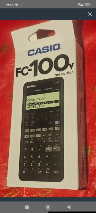 Calculadora Financiera Casio FC-100v 2nd Ed.