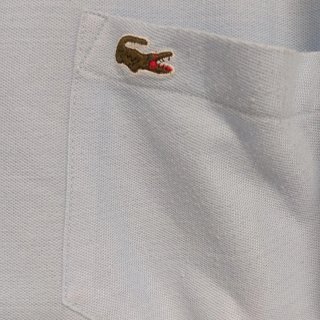 Polo Lacoste Azul Claro Vintage Original