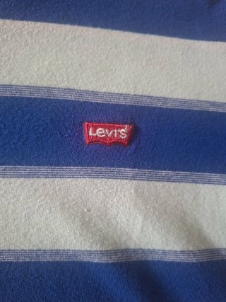 Camiseta Levi's Talla M Rayas Azules