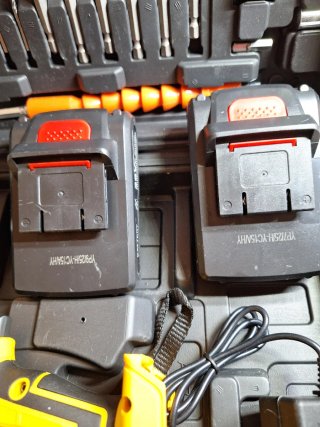 Taladro Inalámbrico Mellwin 2 Baterías 21V