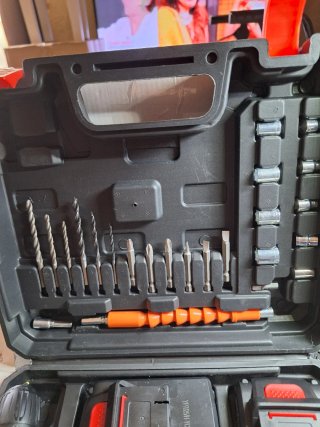 Taladro Inalámbrico Mellwin 2 Baterías 21V