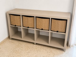 Estantería IKEA Kallax 8 huecos + 4 cestas