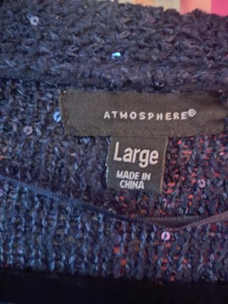 Chaqueta lentejuelas Atmosphere Talla L