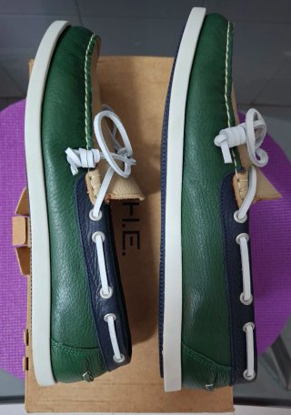 Nauticos Hombre Beige y Verde