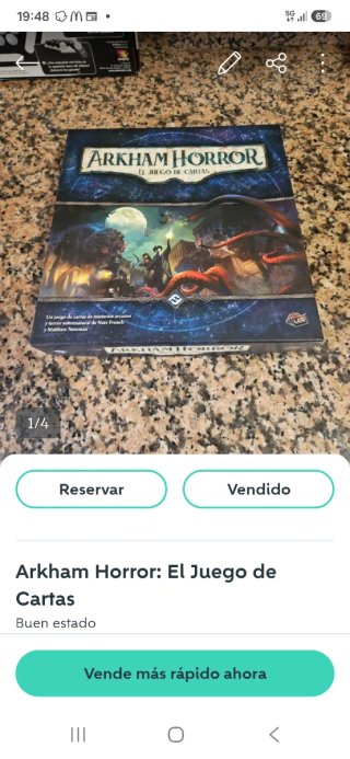 Arkham Horror: El Juego de Cartas ( solo caja )