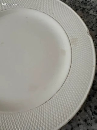 Servicio Platos Salins France Chevreuse, Porcelana
