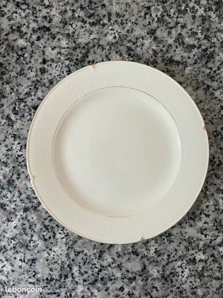 Servicio Platos Salins France Chevreuse, Porcelana