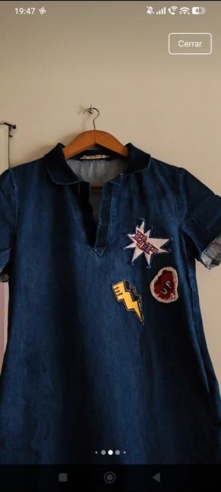 Vestido vaquero Zara Talla S