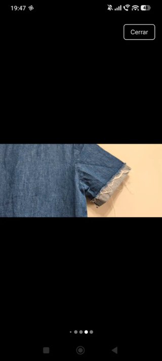 Vestido vaquero Zara Talla S