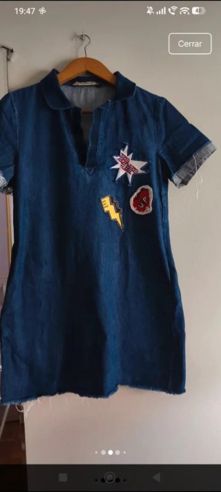 Vestido vaquero Zara Talla S