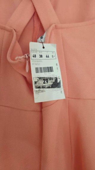 Mono corto rosa coral t.38/40