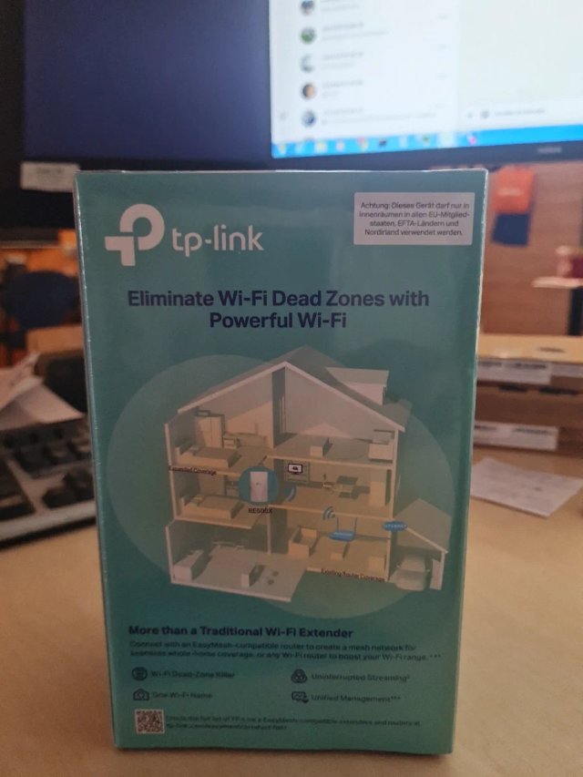 Repetidr wifi Tp-link Wi-Fi 6 Extensor AX1500