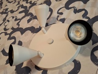 Lámpara Techo IKEA NAVLINGE 3 Focos Blanca