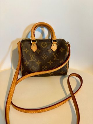 Louis Vuitton Nano Speedy Monogram Borsa