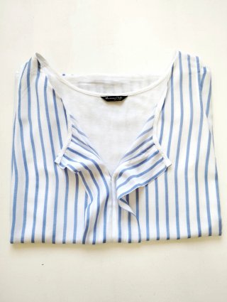 Blusa sin mangas rayas Massimo Dutti