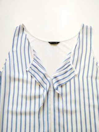 Blusa sin mangas rayas Massimo Dutti