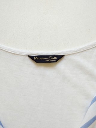Blusa sin mangas rayas Massimo Dutti