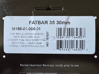 Guiador Renthal Fatbar v2 35mm 760mm