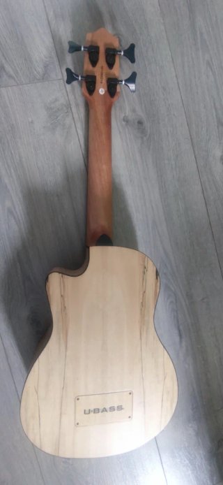 Ukelele Bajo Kala U-Bass Spalted Maple