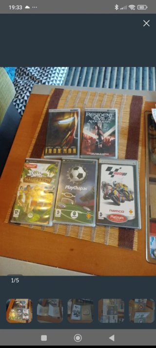 Pack 5 Juegos PSP: Iron Man, Resident Evil, Sims,