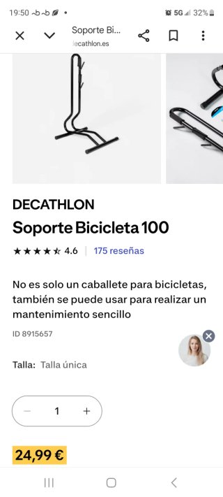 Soporte Bicicleta Decathlon