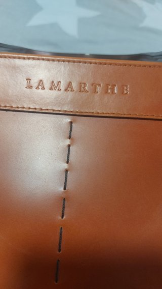 Bolso Lemarthe Mediano Marrón Naranja Nuevo