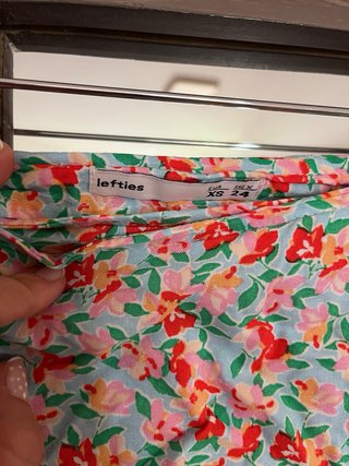 Conjunto Inditex Top y Falda Estampado