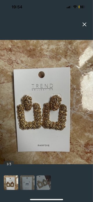 Pendientes dorados Parfois