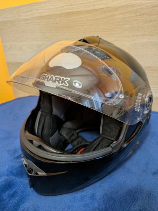 Casco Shark Modular Negro Talla S