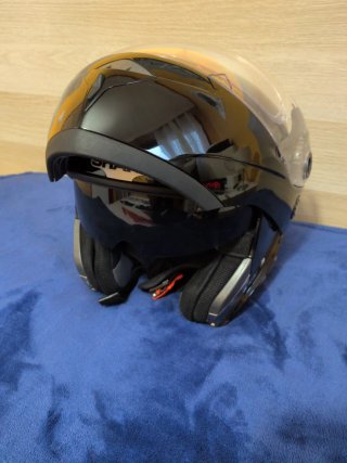 Casco Shark Modular Negro Talla S