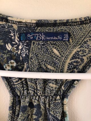 Top Tirantes Paisley Bershka Talla M
