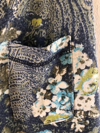 Top Tirantes Paisley Bershka Talla M
