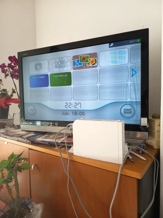 Consola Nintendo Wii Blanca + componentes
