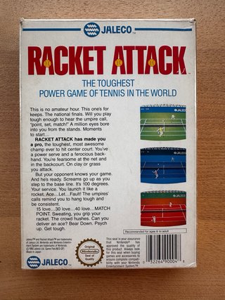 Racket Attack NES (Jaleco) PAL ESP
