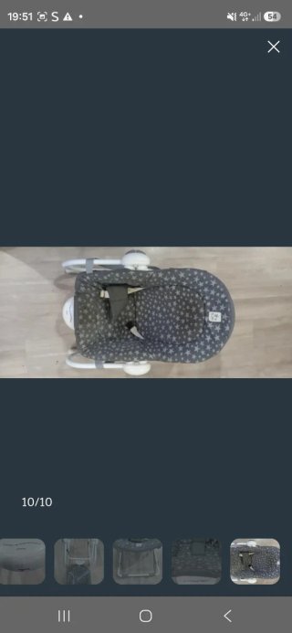 Hamaca para bebé con estrellas