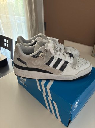 Zapatillas Adidas Forum Low W Gris/Blanco