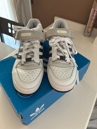 Zapatillas Adidas Forum Low W Gris/Blanco