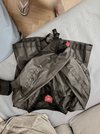 Chaqueta Moto Mujer Negra con Cinturón