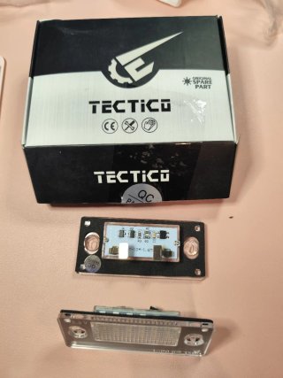 2 Luces LED Matrícula Coche TECTICO