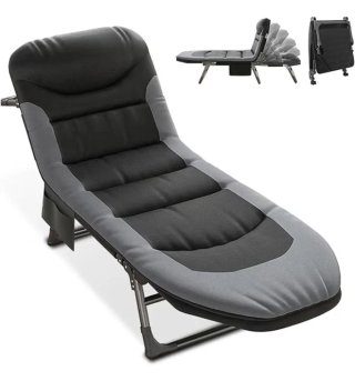 Cama Camping Plegable Colchón 150 KG