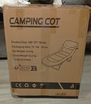 Cama Camping Plegable Colchón 150 KG