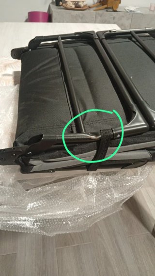 Cama Camping Plegable Colchón 150 KG