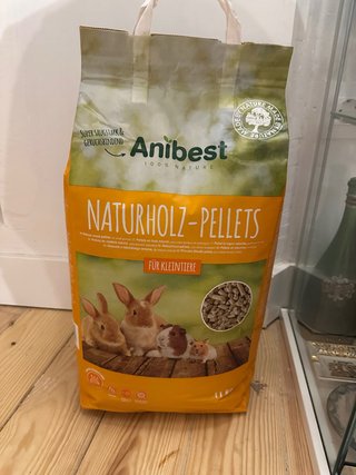 Anibest Naturholz-Pellets para pequeños animales