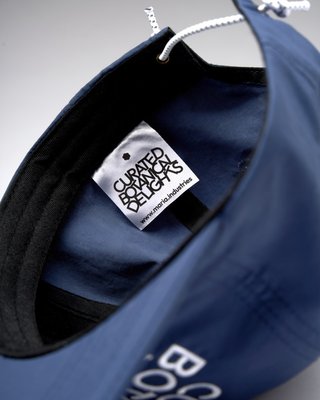 Gorra Streetwear Nylon Bordada Azul