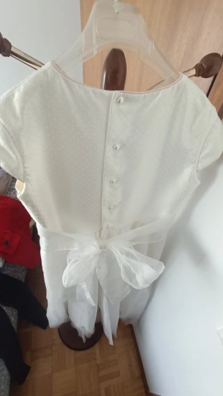 Vestido Comunión Blanco Encaje