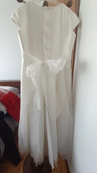 Vestido Comunión Blanco Encaje