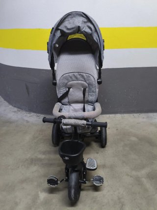 Triciclo Kinderkraft Evolutivo Gris
