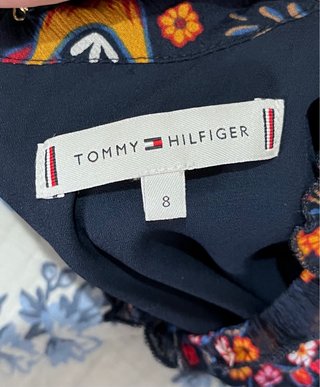 Vestido Tommy Hilfiger estampado pájaros