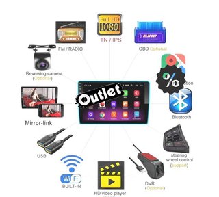 IH RADIO 9" GPS ANDROID 13 QUAD CORE 64GB ROM M010002L1